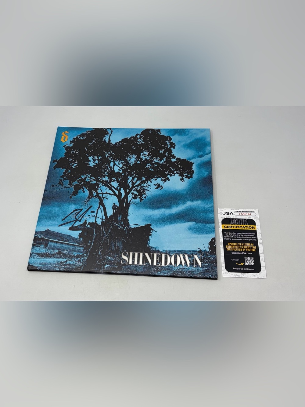 Brent Smith signed Shinedown Leave A Whisper Album